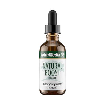 NutraMedix Natural Boost for Men - Amino Acids and Energy Support - Ginkgo Biloba, Maca Root, Saffron Extract, Epimedium, and L-Arginine - Men's Health Supplement (2oz / 60ml)