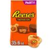 REESE'S Miniatures Milk Chocolate Peanut Butter Cups, Candy Party Pack, 35.6 oz view 1