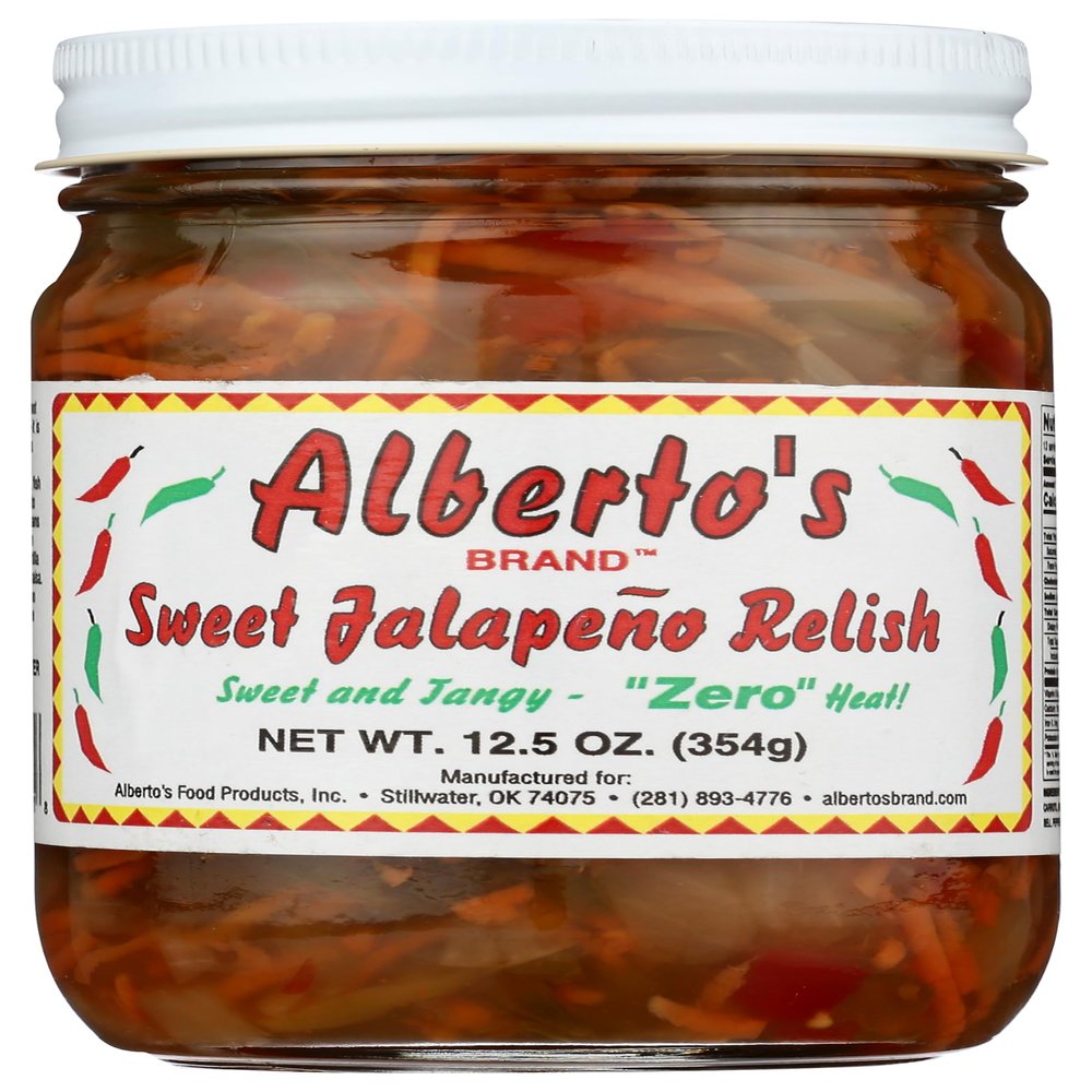 Alberto's Sweet Jalapeno Relish Zero
