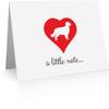 Little Notes by Comptime Golden Retriever Note Cards (24 Fold-over Cards and Envelopes) Dog Breed Notecards view 1