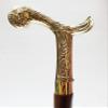 Antique Royal Victorian Silver Brass Wooden Walking Cane Stick Style Handmade view 1