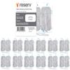 reserv 2" x 4" Rectangle Premium Re-Usable Self Adhesive Electrode Pads for TENS/EMS Unit, Fabric Backed Pads with Premium Gel (Latex Free)(24 Electrodes) view 1