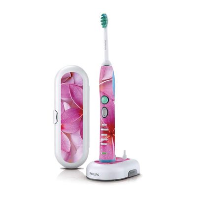 MightySkins Skin Compatible with Philips Sonicare 7 Series FlexCare+ Rechargeable - Flowers | Protective, Durable, and Unique Vinyl wrap Cover | Easy to Apply, Remove | Made in The USA