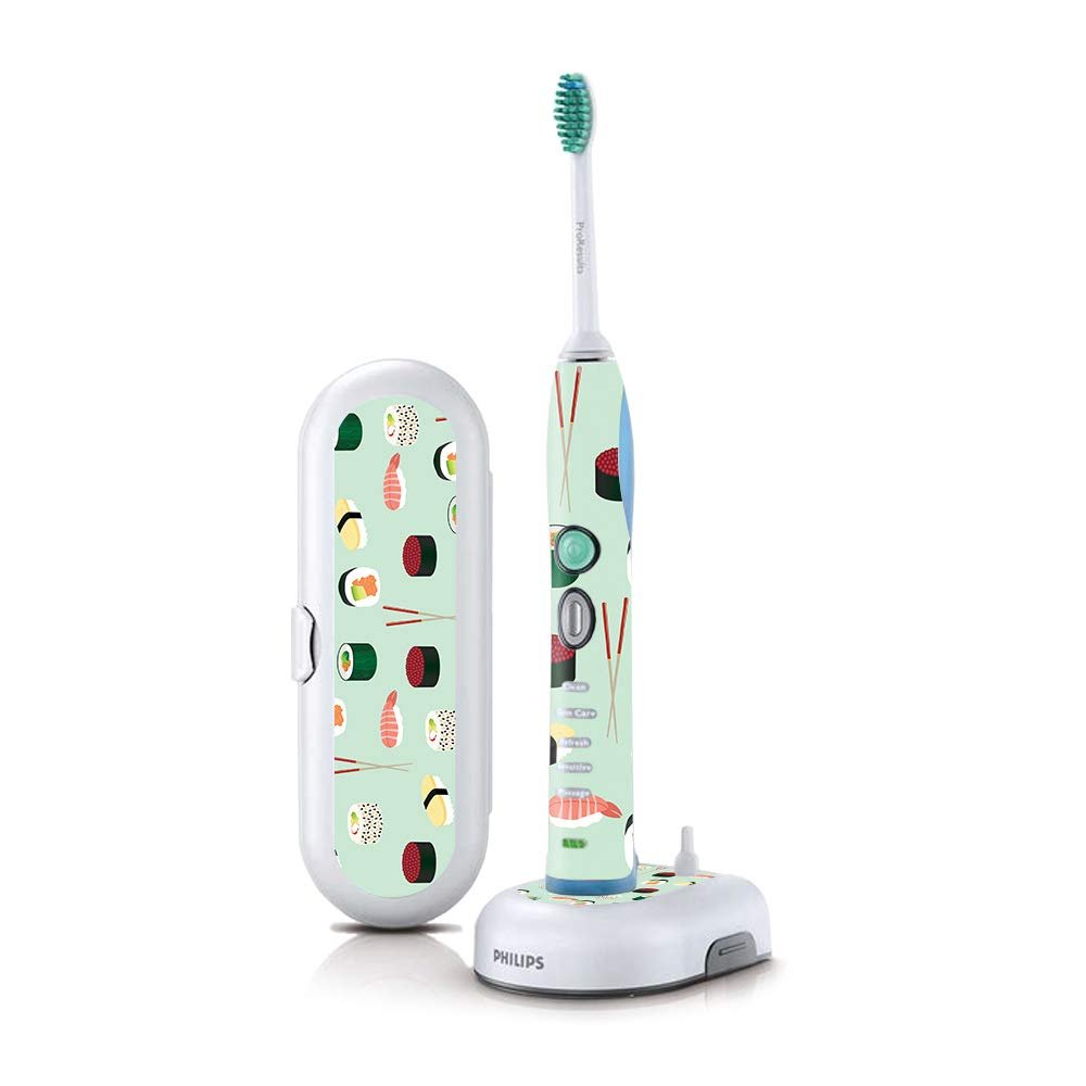 MightySkins Skin Compatible with Philips Sonicare 7 Series FlexCare+ Rechargeable - Sushi | Protective, Durable, and Unique Vinyl wrap Cover | Easy to Apply, Remove | Made in The USA