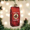 Old World Christmas Bag Beans Ornament, Coffee Red view 2
