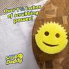 Original Scrub Daddy Sponge - Scratch Free Scrubber for Dishes and Home, Odor Resistant, Soft in Warm Water, Firm in Cold, Deep Cleaning Kitchen and Bathroom, Multi-use, Dishwasher 4ct view 2