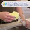 Original Scrub Daddy Sponge - Scratch Free Scrubber for Dishes and Home, Odor Resistant, Soft in Warm Water, Firm in Cold, Deep Cleaning Kitchen and Bathroom, Multi-use, Dishwasher 4ct view 4