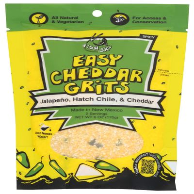 FishSki Provisions Easy Cheddar Grits, 6 OZ
