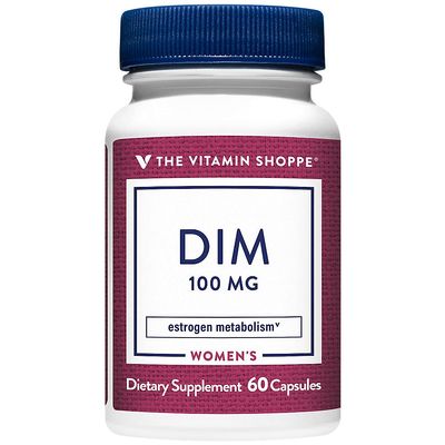 The Vitamin Shoppe DIM 100MG with Bioperine Black Pepper (60 Capsules)