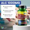 America Medic & Science Acetyl L-Carnitine 1000mg (60 Tablets) | Dietary Supplement for Men and Women | Promotes Energy Production | Supports Brain Health | Helps Improve Memory and Focus view 2