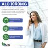 America Medic & Science Acetyl L-Carnitine 1000mg (60 Tablets) | Dietary Supplement for Men and Women | Promotes Energy Production | Supports Brain Health | Helps Improve Memory and Focus view 4