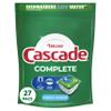 Cascade Complete ActionPacs, Dishwasher Detergent Pods, Fresh, 27 Count view 1