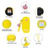 EpiPen Medical Carrying Case Insulated, Travel Medication Organizer Bag Emergency Medical Pouch, Fits 2 EpiPens, Asthma Inhaler, Anti-Histamine, Auvi-Q, Allergy Medicine Essentials, Bright Yellow view 3