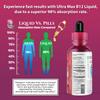 USDA Organic Ultra Max B12 | Superdose 7500mcg Vitamin B12 Liquid Drops | B12 as Methylcobalamin| Max 98% Absorption Rate | Promotes Energy| Vegan, Non-GMO, Strawberry flavor -4oz view 3