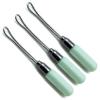 3 Pcs Superior Instruments Ear Cleaner White 6cm Veterinary Curettes Universal Instruments view 1