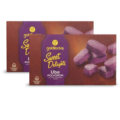 goldilocks Sweet Delights Ube Polvoron 10.60 oz (300g) 2 Pack