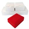 2 Red Velour Necklace Pendant Gift Boxes Jewelry Displays Black view 2