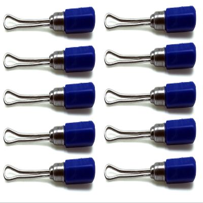 10 Pcs Superior Instruments Ear Cleaner Blue 6cm Veterinary Curettes Universal Instruments