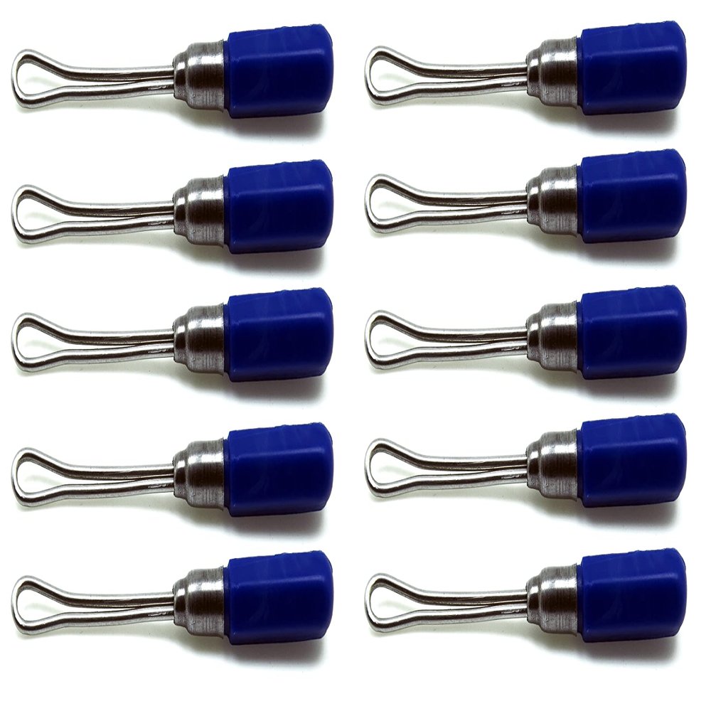 10 Pcs Superior Instruments Ear Cleaner Blue 6cm Veterinary Curettes Universal Instruments