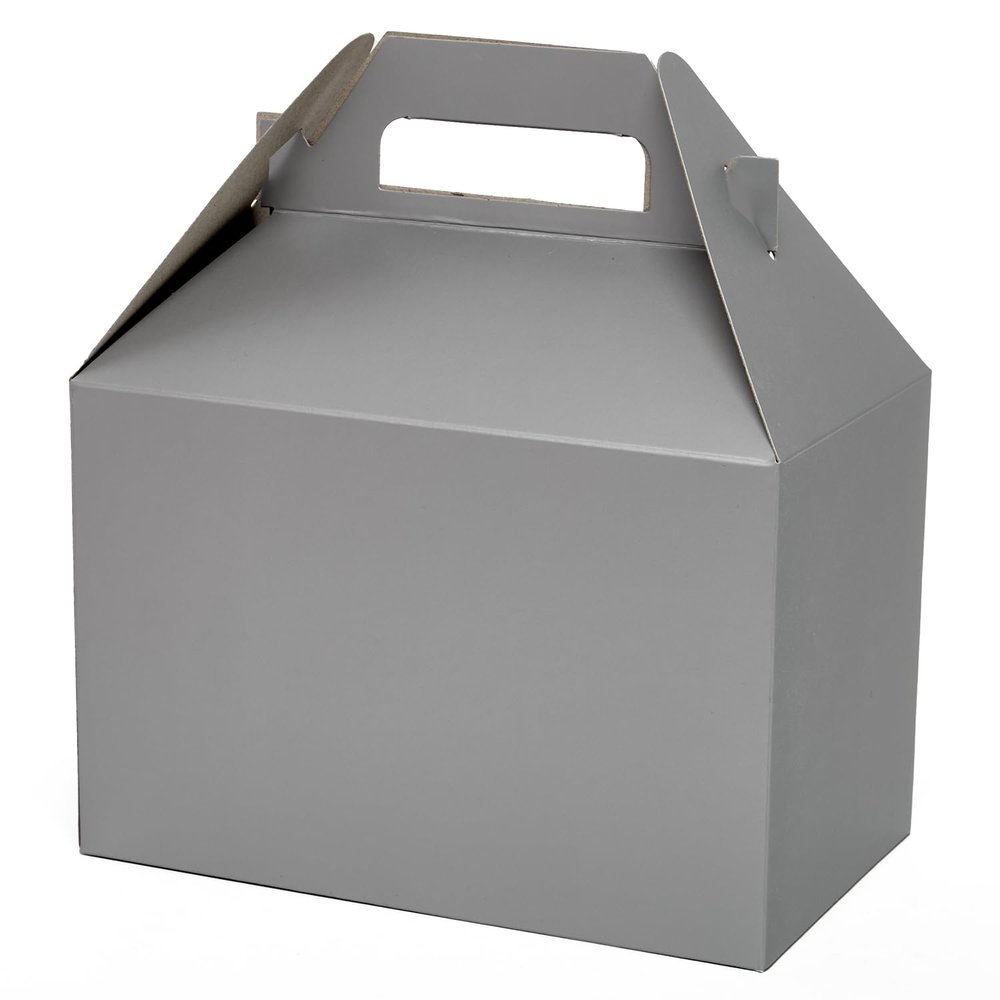 Paper Mart 100ea - 8 X 4-7/8 X 5-1/4 Platinum Gable Box