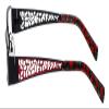 Calabria 812 Stainless Steel Lattice Designer Reading Glasses Black +0.50 view 3