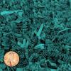 Paper Mart Crinkle Paper Filler, Teal 10 LB Bag, Shredded Paper for Gift Baskets, 24 x 16 x 11.5 Inch Compacted Bag of Crinkle Cut Paper Shred view 1