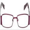 Calabria 812 Stainless Steel Lattice Designer Reading Glasses Purple +2.25 view 2
