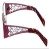 Calabria 812 Stainless Steel Lattice Designer Reading Glasses Purple +2.25 view 3