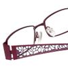 Calabria 812 Stainless Steel Lattice Designer Reading Glasses Purple +2.25 view 4