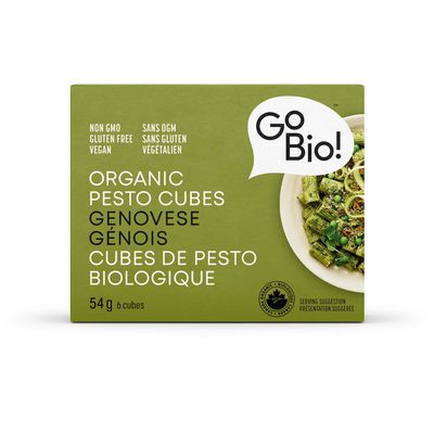 Go Bio Organic Genovese Pesto Cubes, 54 GR