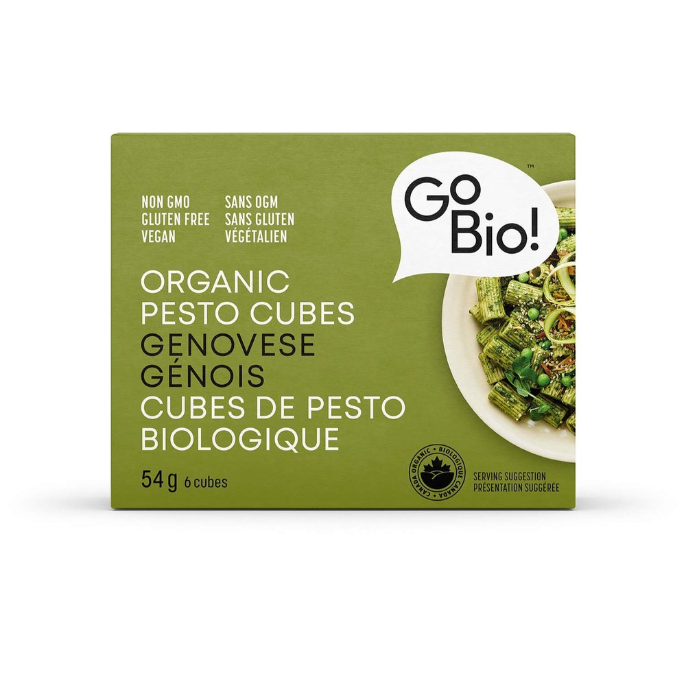 Go Bio Organic Genovese Pesto Cubes, 54 GR