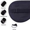 Shuiniba Natural Silk Sleep Mask, Blindfold, Super Smooth Eye Mask (Black) view 3