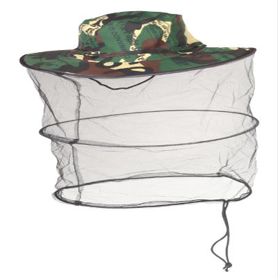 Full Funk Simple Thai Military Insect Mosquito Net Swamp Camouflage Hat, Green