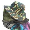 Full Funk Simple Thai Military Insect Mosquito Net Swamp Camouflage Hat, Green view 4