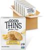 Good Thins Three Cheese Rice & Cheese Snacks Gluten Free Crackers, Bulk Snack Crackers, 6 - 3.5 oz Boxes view 1