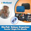Medicool Dia-Pak Deluxe Organizer Insulin Storage 2 Week Supply Water Resistant with Large Gel Pack | DP DELX/BL view 3