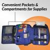 Medicool Dia-Pak Deluxe Organizer Insulin Storage 2 Week Supply Water Resistant with Large Gel Pack | DP DELX/BL view 4