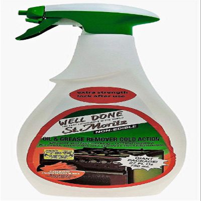 Well Done-St. Moritz Oil & Grease Remover Cold Action - 27 Oz (750 ml) each - Pack of 4