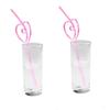 12 PCS Heart-Shaped Party Straws Drinking Sipping Straws, Novelty Props for Wedding Birthday Party view 2