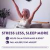 ZzzQuil PURE Zzzs De-Stress Melatonin Sleep Aid Gummies, Helps Calm Your Mind and Body, Ashwagandha for Stress Support, Sleep Aids for Adults, 1 mg per gummy, 42 Count view 4
