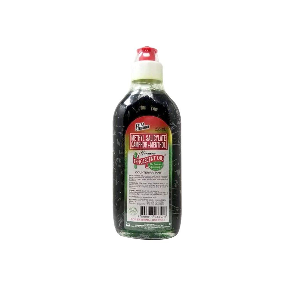 Yeegfeyuu Genuine EFFICASCENT Oil Extra Strength Counterirritant 235ml Large Size Bottle