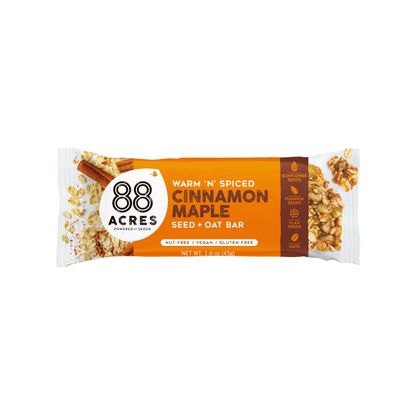 88 Acres Bar Seed Oats N Cinnamon 1.6 OZ
