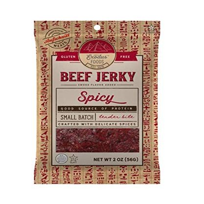 Exodus Passover Beef Jerky | Kosher (Star-K Certified) | Gluten Free (Spicy, 5 Pack) | By Aufschnitt Meats