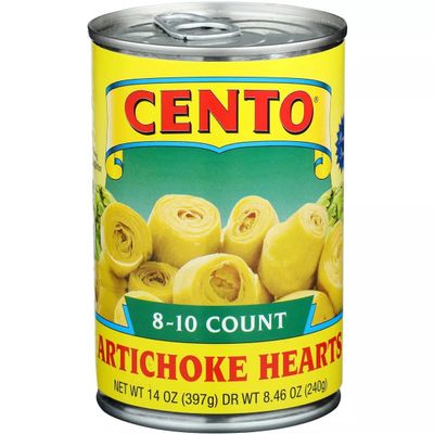 CENTO FOODS Artichokes 8-10Ct, 14 OZ