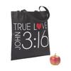 Fun Express John 3:16 Valentine's Day Totes  Novelty Tote Bags for Gift Giving Apparel Accessories & Faith-Based Celebrations  12-Piece view 1