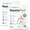 NannoPad Pads for Women - Nannocare Certified, Organic Cotton - Discomfort Reducing Pads With Wings - Feminine Hygiene - 2 Pack of 20 view 1