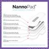 NannoPad Pads for Women - Nannocare Certified, Organic Cotton - Discomfort Reducing Pads With Wings - Feminine Hygiene - 2 Pack of 20 view 4