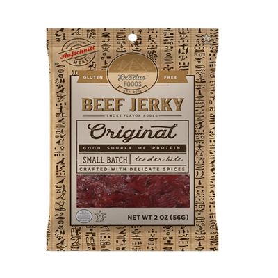 Exodus Passover Beef Jerky | Kosher (Star-K Certified) | Gluten Free (Original, 24 Pack) | By Aufschnitt Meats