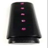 Aficionada Style 2 Cigar Leather Humidor - Fuchsia view 1