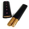 Aficionada Style 2 Cigar Leather Humidor - Fuchsia view 2